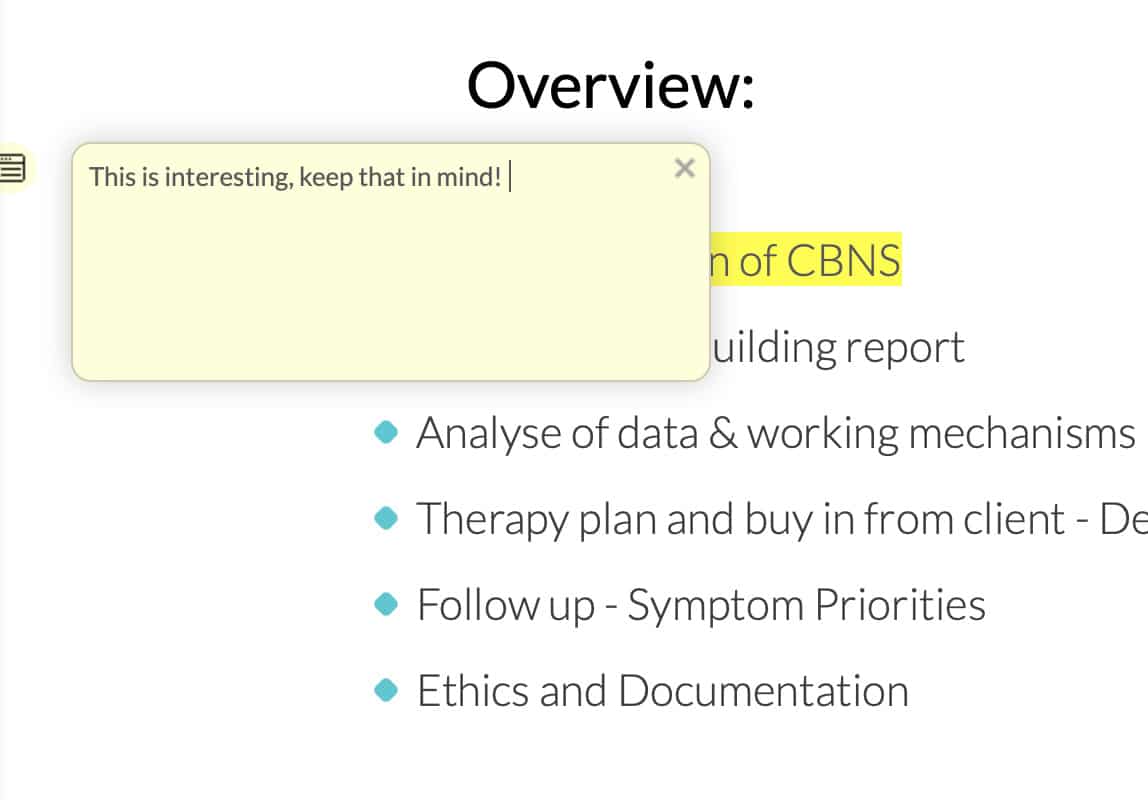 Course slides and documents